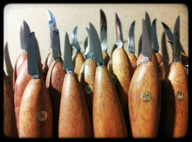 Chip Carving Knives - Set of Ten