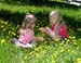 9d-Andrea and Olivia making a bouquet